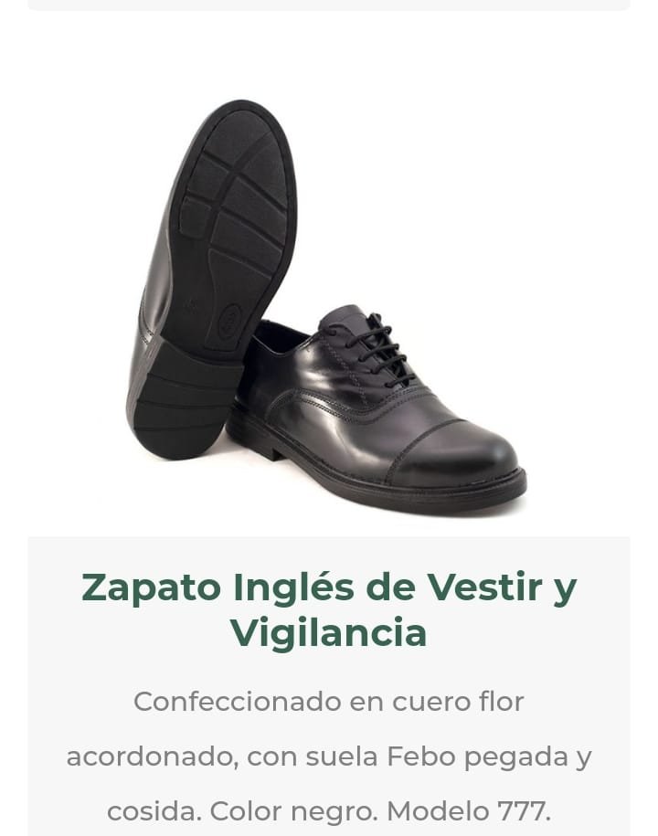 ZAPATO INGLES DE VESTIR
