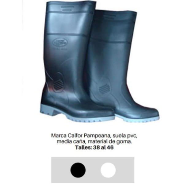 BOTAS DE GOMA